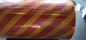 Commercial Grade glassbead type Red 10cm/White 7.5cm stripes 3100 PET Reflective Sheeting sticker for Road Safety