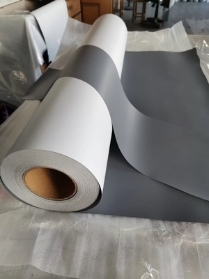 Satine grijs achterkant PET banner 330gsm/420gsm/450gsm voor ecologisch oplosmiddel afdrukken voor roll-up displays