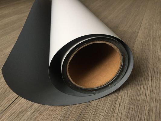 Satin Gray Back PET Banner 330gsm/420gsm/450gsm For Ecosolvent Printing For Roll Up Displays