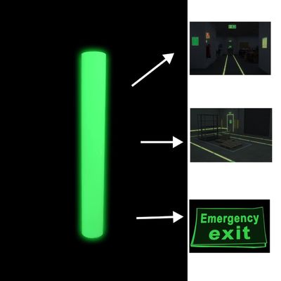 Eco-solvent/solvent/UV Printing Photoluminescent Sticker film with Glow In The Dark Feature and UV Resistance