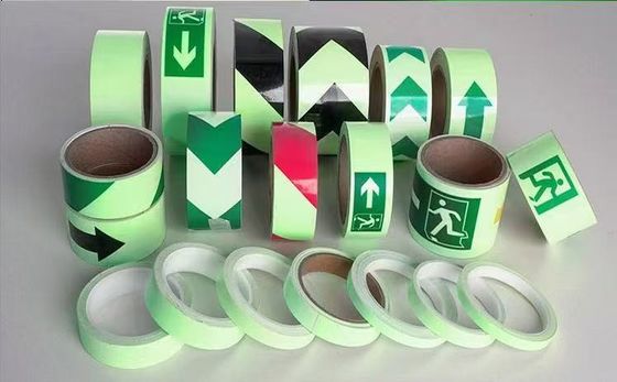 Temperatuurbereik -40 tot 80 Celsius Vinyl Reflecterende Stickers met Geel Groen/groen