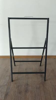 Dubbelzijdig metalen A-frame 60 cm x 90 cm posterstandaard sandwichbord voor trottoirs